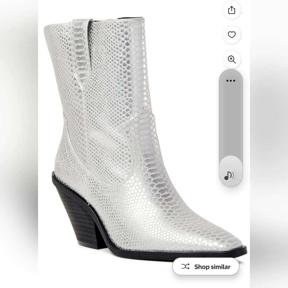 Silver Heeled Boots